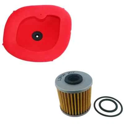 4Pcs Oil Filters With Air Filter For Suzuki RMZ250 19-21 RMZ450 2018-2021 - Image 1 of 4