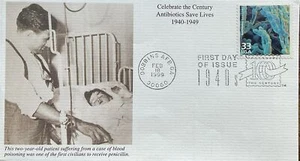 Mystic 3186 Antibiotics Save Live Celebrate the Century 1940s - Picture 1 of 1