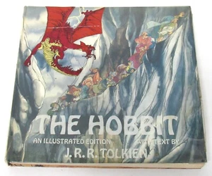 Abrams Tolkien The Hobbit An Illustrated Edition 1977 With Slip Cover *READ* - Picture 1 of 18