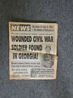  November 13 1990 Weekly World News Newspaper Civil War Soldier Found in Georgia