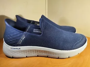 Zapatos para caminar Skechers para hombre talla 12 GO Walk Flex-sin manos sin cordones azul marino 216491 BONITOS - Imagen 1 de 7