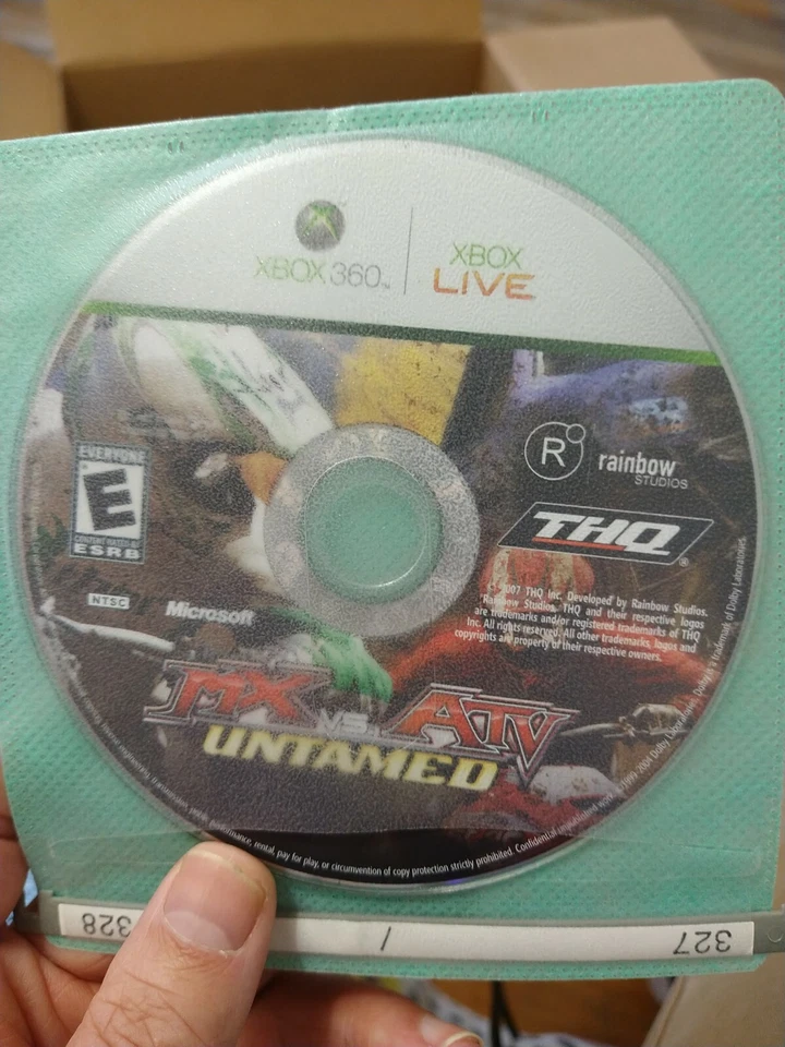 MX Vs ATV Untamed (Microsoft Xbox 360, 2007) Disc Only - Image 1 of 1