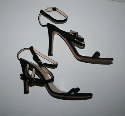 Zapatos para mujer Barneys Coop gamuza tacón alto negros talla 37,5 Foto 1 de 4