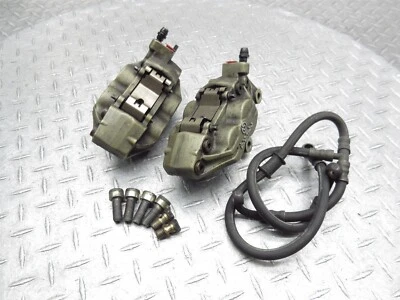 Juego de par de pastillas de freno delanteras izquierda derecha Ducati ST2 1998 97-03 manguera de línea Foto 1 de 4