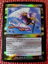 MtG Foil KANGEE. AERIE KEEPER 253/350 Invasion INV Ships WORLDWIDE Magic SP+