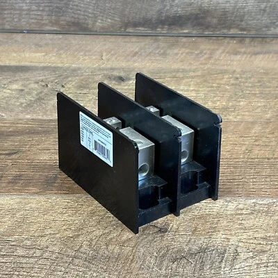 Mersen MPDB66532 Power Distribution Block,Open Style,Copper,2P,1000VAC/DC-350A - Image 1 of 4