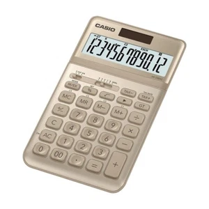 Casio JW-200SC-GD Premium & Stylish Calculator (Gold) - Picture 1 of 10