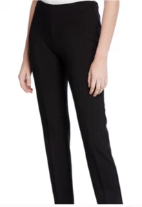 660$ Piazza Sempione Silk Blend Pant Black 42 NWT - Picture 1 of 2