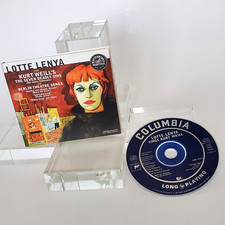 Lotte Lenya Sings Kurt Weill Seven Deadly Sins Berlin Theatre Songs CD 1997 Sony