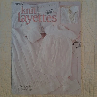 2000 Leisure Arts Knit Layettes Baby Clothes Knitting Crochet Pattern Book 3191 - Image 1 of 4