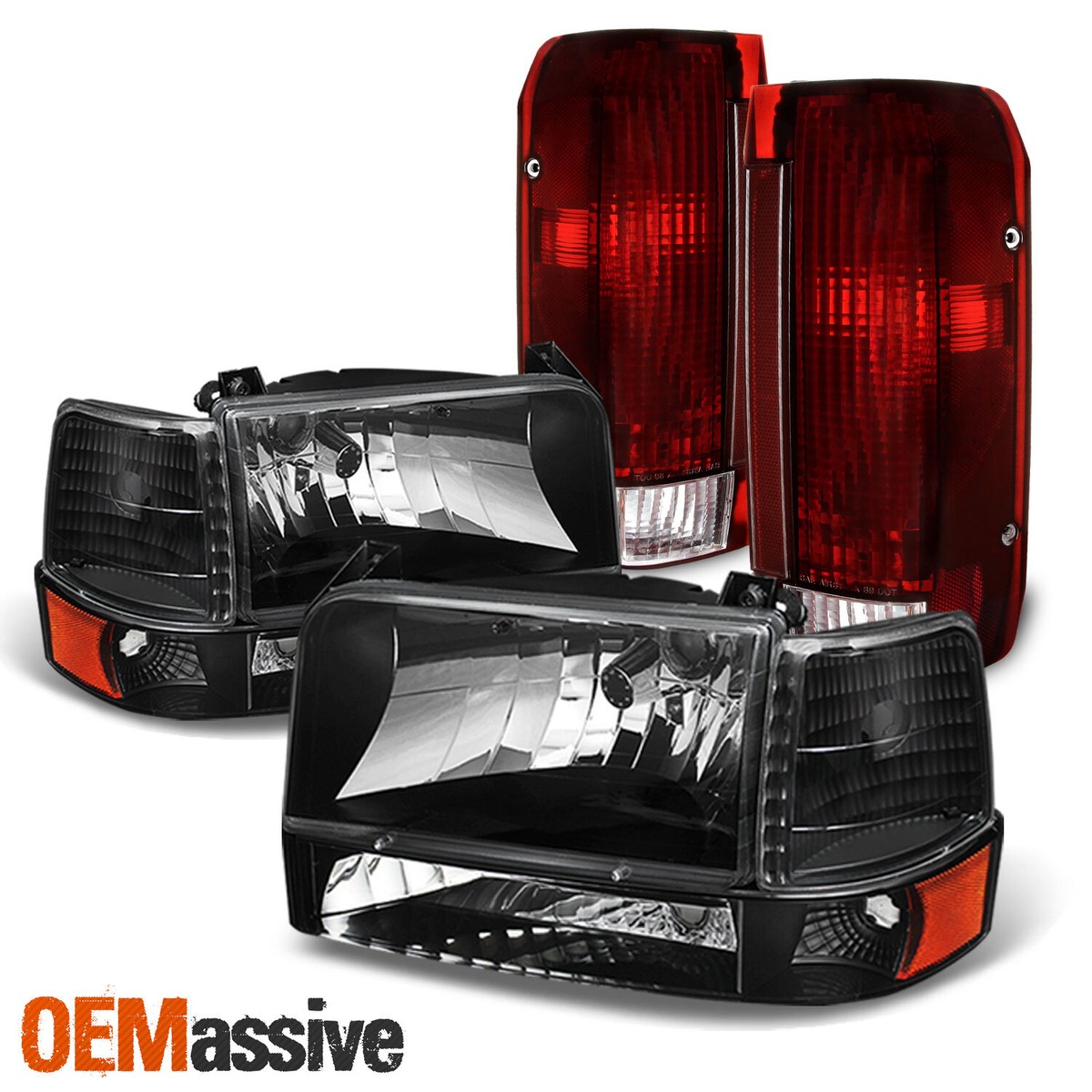 1996 Ford F250 Header Panel Kit For 1992-1997 Ford F-150 F-250 F-350 ...