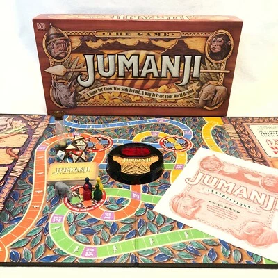 Vintage 1995 Milton Bradley Jumanji The Game Complete Pieces - Image 1 of 4