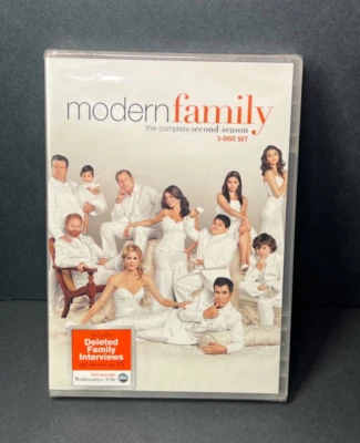 “Modern Family” The Complete Second Season (3 Disc DVD Set) Sealed - NEW! Foto 1 de 3