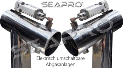 Seapro Silence Pro Diverter Kit Electric Switchable Exhaust System - Image 1 of 4