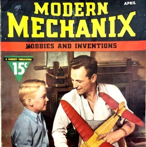 Modern Mechanix April 1937 Hobbies & Inventions / Ships That Vanish by Mcfee - Picture 1 of 6