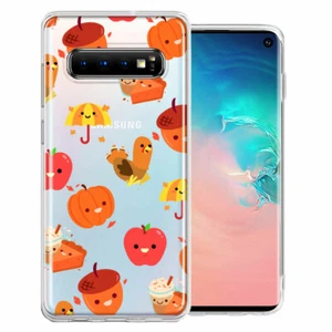 For Samsung Galaxy S10 Plus Thanksgiving Autumn Fall Double Layer Phone Case - Picture 1 of 1