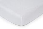 KIDSLINE CRADLE JERSEY KNIT FITTED SHEET 36 x 18 - WHITE