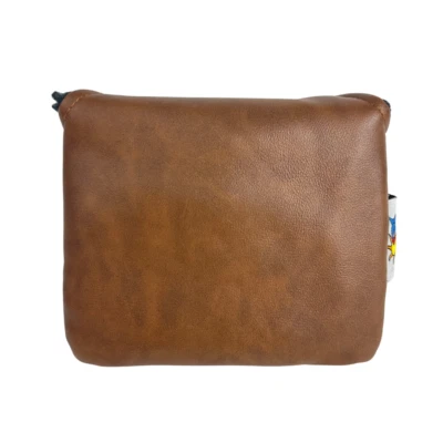 Sunfish leather mallet putter golf headcover Caramel Brown ! - Image 1 of 3