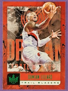 Damian Lillard 2018-19 Panini Court Kings #32 Jade Portland Trail Blazers - Foto 1 di 4