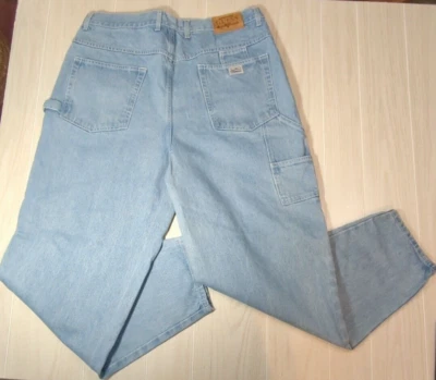 Guess USA Workwear carpenter painter Blue Jeans vintage men 42x32 actual 39x32 - Image 1 of 4