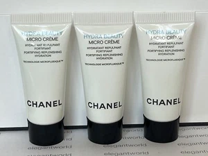 3 x Chanel Hydra Beauty MICRO CREME Reisegröße 5 ml/0,17oz je NEU AUTHENTISCH - Bild 1 von 2