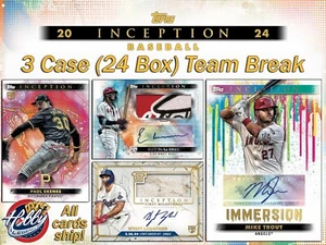 Pittsburgh Pirates 2024 Topps INCEPTION 3 Case (24 Box) TEAM Break #5 - Bild 1 von 5