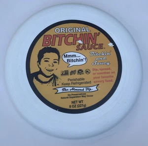 Vintage Original Bitching Sauce Werbung Frisbee fliegende Scheibe Untertasse 10" - Bild 1 von 3