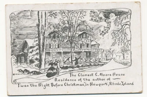 Newport RI * Clement Co. Moore House 1950s * Elizabeth B. Harvey - Picture 1 of 2