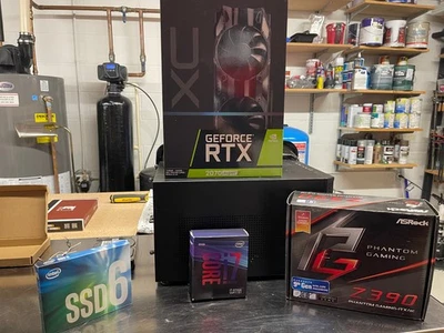 Custom Gaming PC (NO CPU COOLER INCLUDED) RTX 2070 Super, i7 9700K, 32GB DDR4 - Image 1 of 4