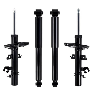 Juego de 4 piezas de puntales de suspensión delantera y amortiguadores traseros para Nissan X-Trail Rogue Foto 1 de 4