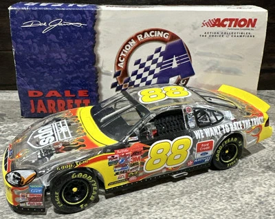 2001 Dale Jarrett UPS We Want to Race the Truck CLEAR Action NASCAR 1:24 Diecast - Image 1 of 4