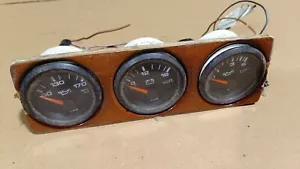 1990 AUDI VW GAUGES VDO OIL PRESSURE TEMPERATURE TEMP BATTERY VOLTAGE GAUGE OEM - Picture 1 of 9