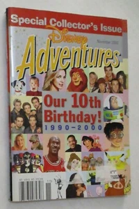 Disney Adventures Magazine November 2000 10th Anniversary Issue Cartoons Sports - Picture 1 of 8