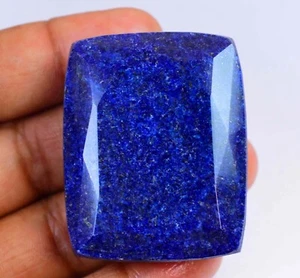 384.5 Ct Natural Huge Blue Sapphire Certified Earth-Mined Cushion Loose Gemstone - Picture 1 of 7