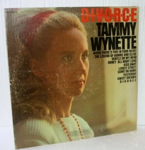 Tammy Wynette D-I-V-O-R-C-E 33RPM Vinyl Stereo LP 1968 Epic Records BN 26392 - Picture 1 of 10