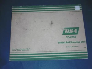 Lista de piezas de repuesto BSA - 1968 modelo B44 Shooting Star A5139 - Imagen 1 de 1