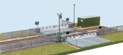 Wills SSM318 - Modern Level Crossing & Building Set 00 Gauge Plastic Kit T48Post - Image 1 of 4