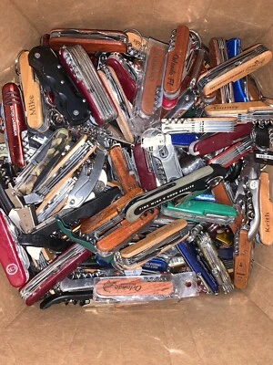 TSA Confiscated Pocket Knives/Multitools Lot - Image 1 of 3