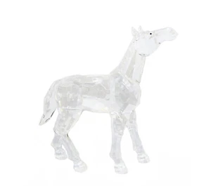Estatuilla pony Foal Baby Horse 90033 corte de cristal acrílico transparente 5" H - Imagen 1 de 3