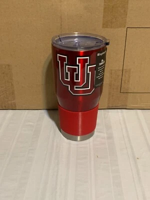 Utah Utes NCAA 30oz Red Tumbler Cup Mug Logo Brands New - Image 1 of 2