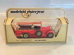 Matchbox Models of Yesteryear Y-6 1920 Rolls Royce Fire Truck - Picture 1 of 7