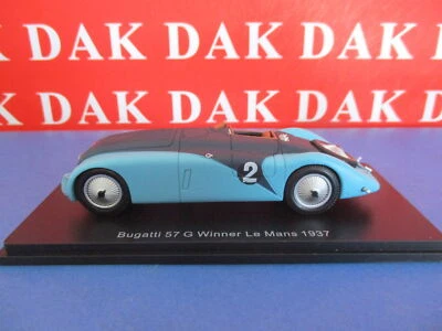 Die cast 1/43 Modellino Auto Bugatti 57G 24H Le Mans 1937 J-P. Wimille**** - Immagine 1 di 4