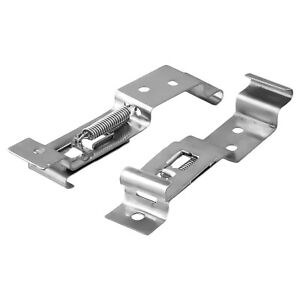 2x Car License Plate Holders Stainless Steel, Number Plate Clips,Trailer Bracket