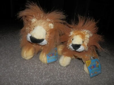 Webkinz Lion large & lil kinz HM006 Brand New Plush with Sealed Unused Codes  - Image 1 of 4