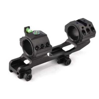 25.4/30mm Dual Ring Scope Mount with Spirit Bubble Level for 20mm Picatinny - Image 1 of 4