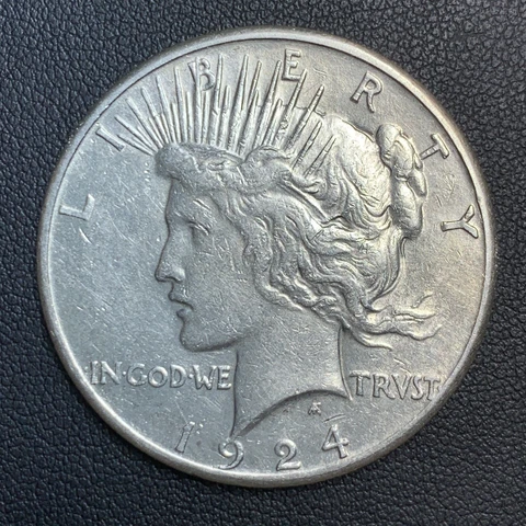 1924-S $ PEACE SILVER DOLLAR *RARE DATE* Cover