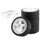 RC Wheels Tires Replace Parts for Tamiya TT02 1/10 DIY Accessory Hobby Car