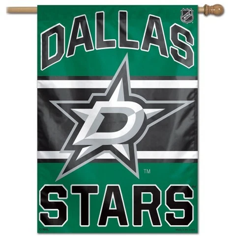 DALLAS STARS 28"X40" HOUSE FLAG WALL BANNER NHL LICENSED USA SELLER QUALITY Cover
