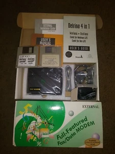 Windows Software External Fax Cheyenne Hayes FD High Speed Modem US Data Bitware - Picture 1 of 12