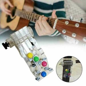 Guitar Learning System Teaching Practice Tool Aid Chord Buddy Lesson Trainer NEW
